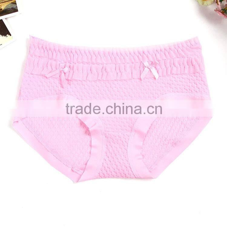 Hot Sale Double Lace Bowknot Girls Cute Panties Underwear