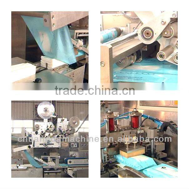 CD-2000II Full automatic baby wet wipes machine,wet tissue machine