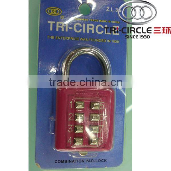 Tri-Circle code Keypad lock Combination padlock ZL35