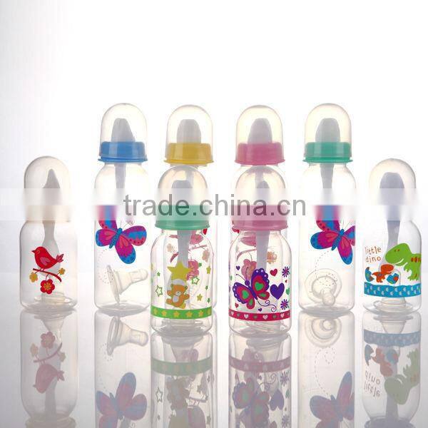 100%BPA free silicone squeeze baby feeder,silicone baby feeding bottle with thermometer