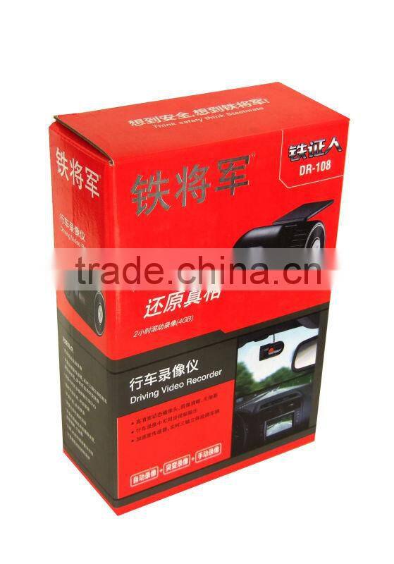 Driving video recorder for playback the true (DR-108)