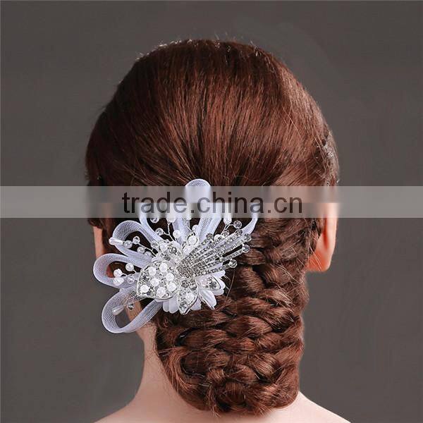 MYLOVE 2015 hair combs bridal pearl hair accessory MLF090