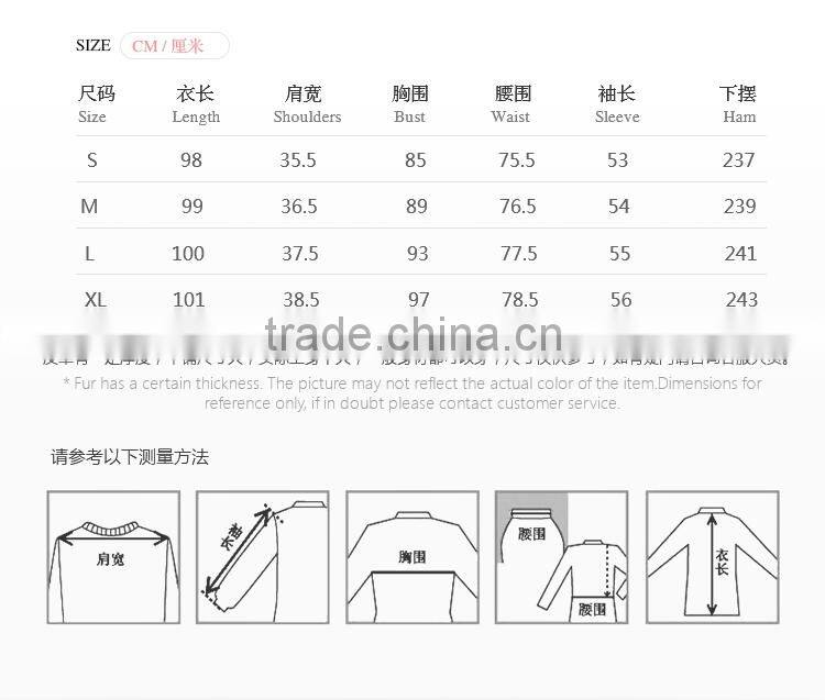 Red mink fur parka coat wholesale