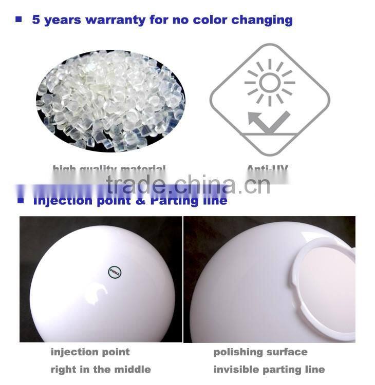 different types ROHS certified rtea color acrylic plastic wall light fixture