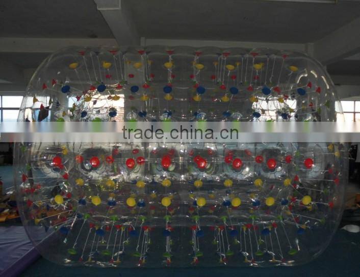 2014 POP inflatable water roller for water play equipments