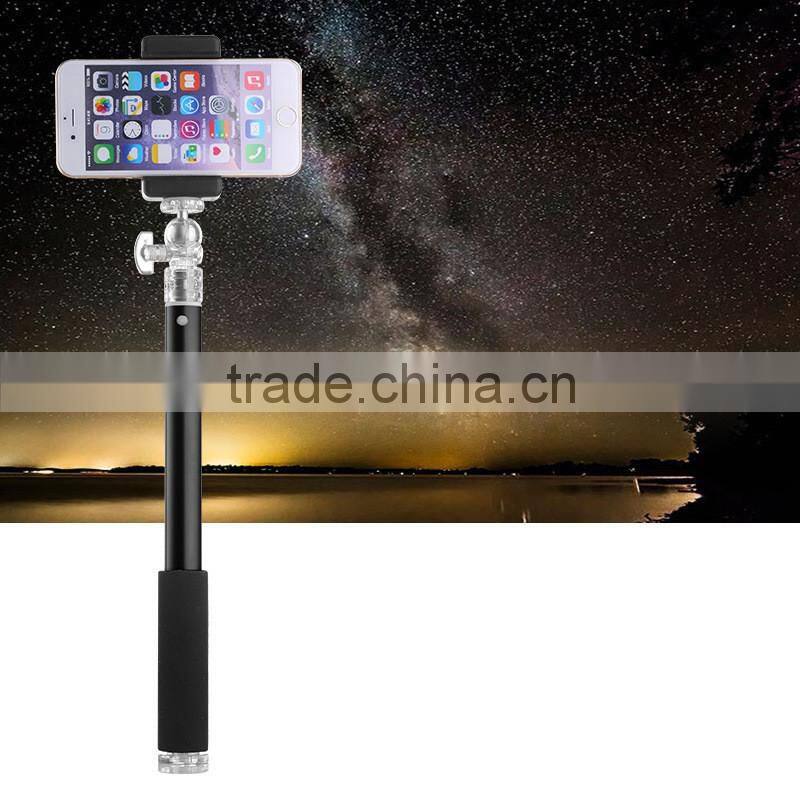 Factory wholesale aluminum tube selfie stick light weight monopod