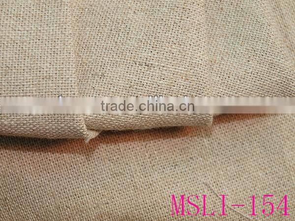 100% wholesale natural linen fabric