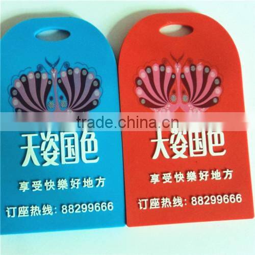 custom beautiful silicone luggage tag