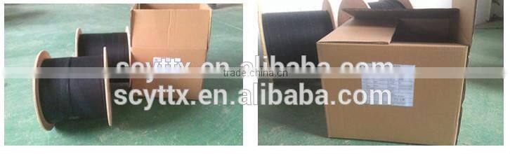 2 core Indoor optical drop cable coaxial FTTH cable