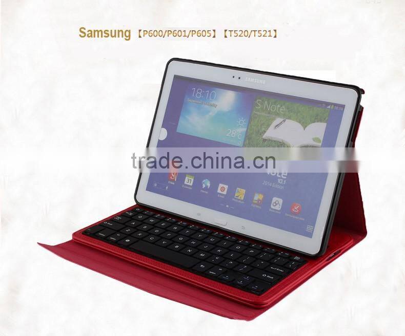 Professional CE ROHS bluetooth keyboard portable with high quality for Samsung NOTE 10.1inch P600/T520-SA206F