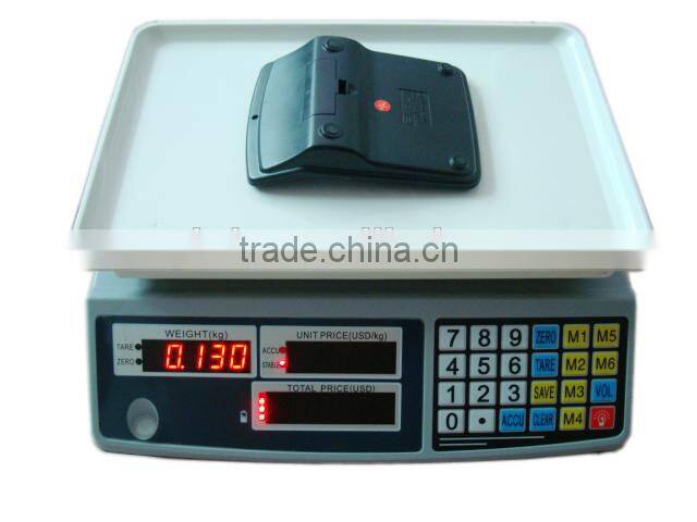 30KG Electronic Weighing Computing Price Scale /weighing balance with 30kg