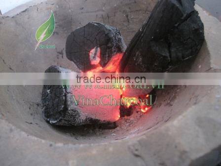 White ash ordorless fruit wood charcoal for BBQ and hookah shisha