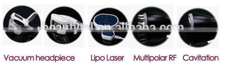 Multifunctional cellulite reduce Lipo laser vacuum RF massage roller body fast slim