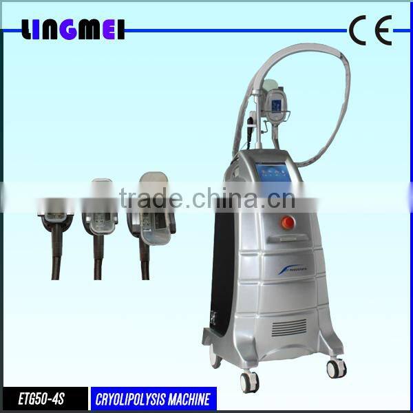 3 cryo handpiece professional cryolipolysis machine for slimming