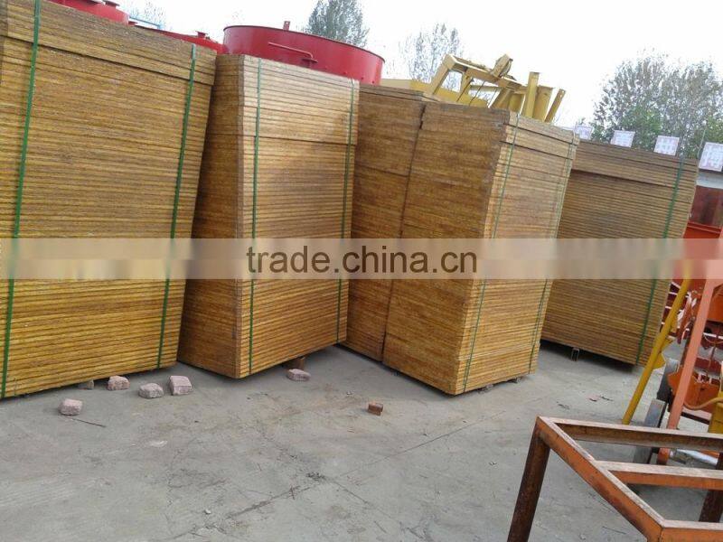 Bamboo pallet for cement/hollow brick making machine