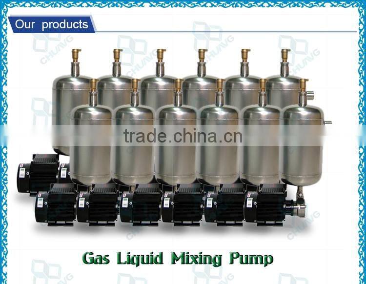 1T~12T Gas Liquid Mixing Pump And Tank / gas water pumps / gas mixer
