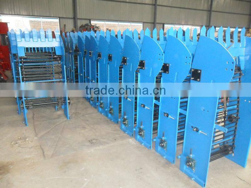 mini potato harvest matched with tractor