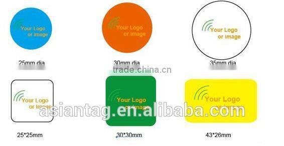 Utralight 50x50mm NFC tag /Utralight NFC label factory price