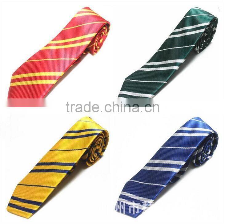 Costume Accessory Halloween Party Cosplay Boys Tie with Badge Gryffindor/Slytherin