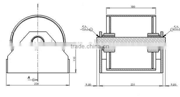 tipper roller;truck and traier parts;garbage truck parts