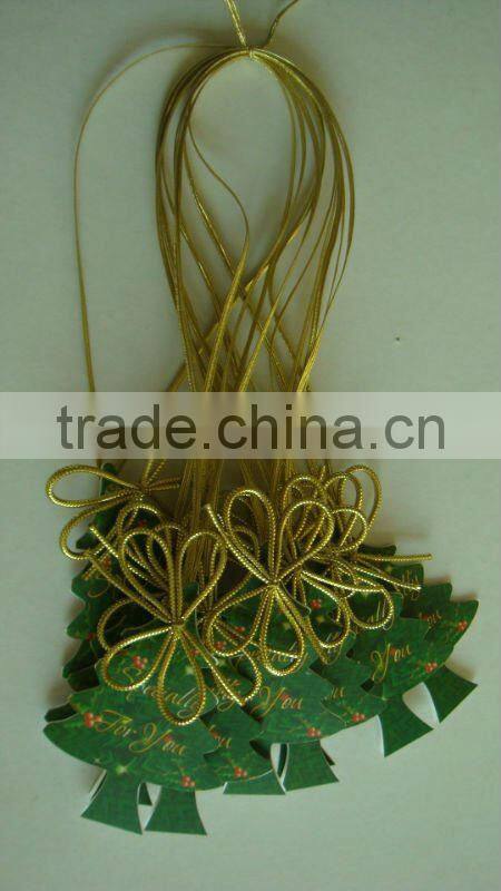 Metallic elastic gift packing bow for box packing