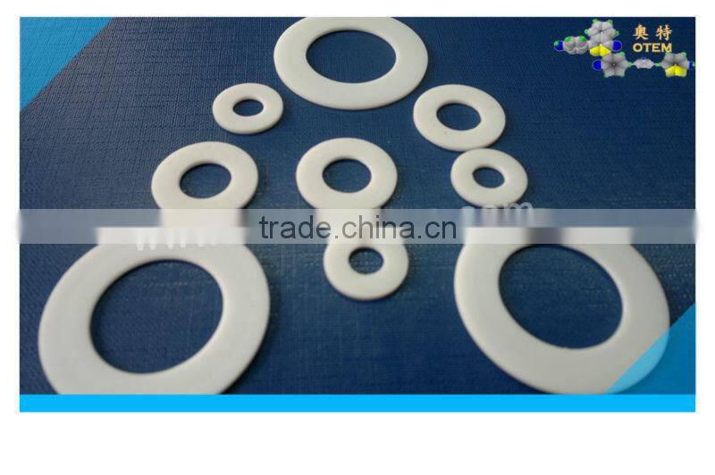 white chemical resistance and wear resistance PTFE gasket
