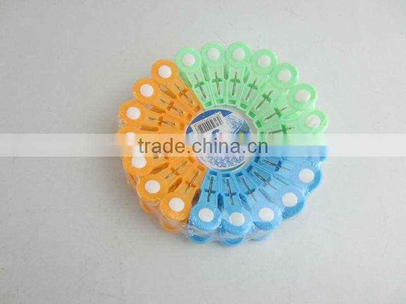 New Product Plastic clothes pegs clips (16pcs/set)8076