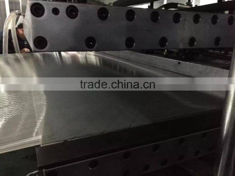 pp hollow sheet production line/pc sunshine board hollow sheet/sun board machine