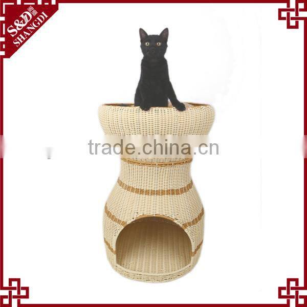 Handmade pet accessories double-deck cozy novelty pet beds