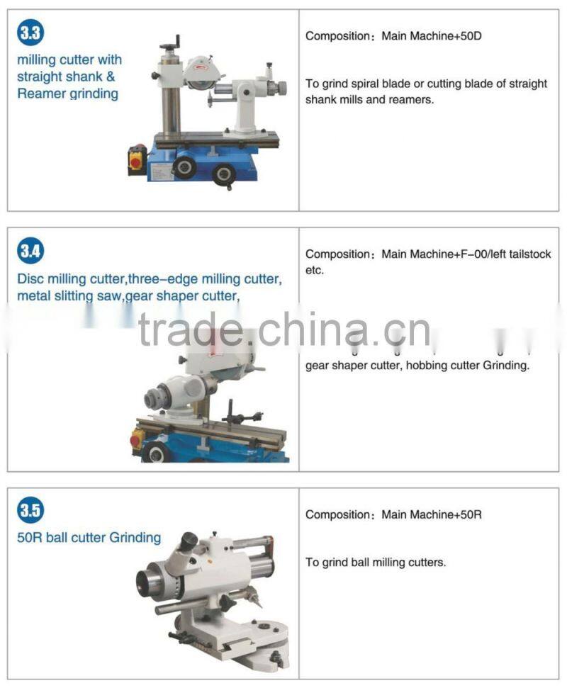 Milling cutter grinding machine GJW125