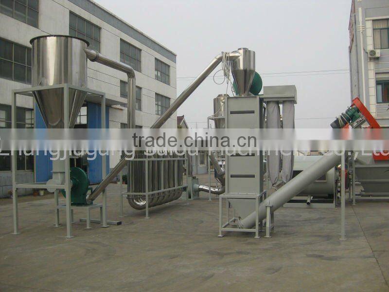 PE flake crushing machine used in recycling line