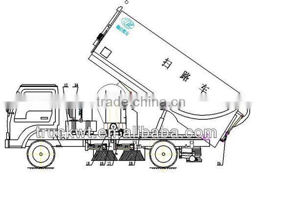 china new street sweeper vehicle