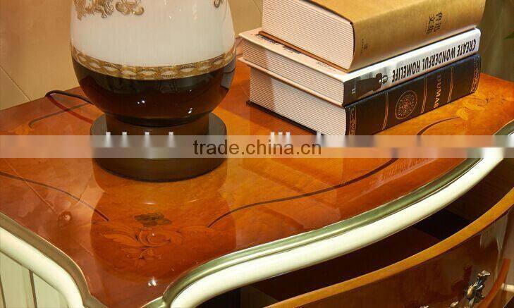 European Style Luxury Chest of Drawers, Parquet Pattern Wooden Cabinet, Living Room Cabinet with Drawers (BF01-ML044)