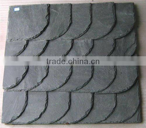 black roofing slate tiles