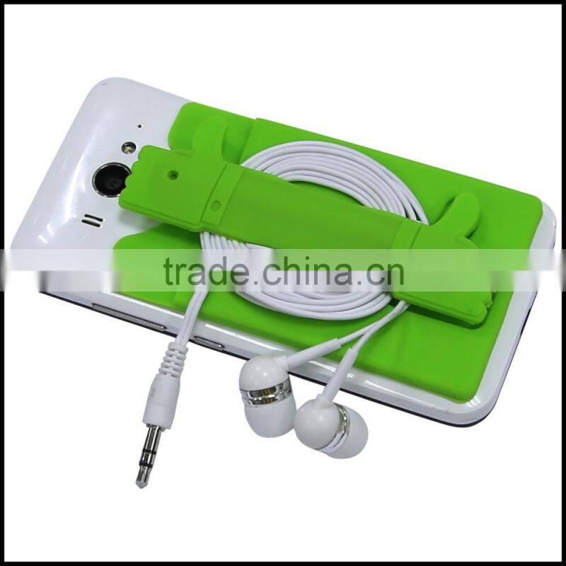 Multi-function mobile phone card pocket with stand holder