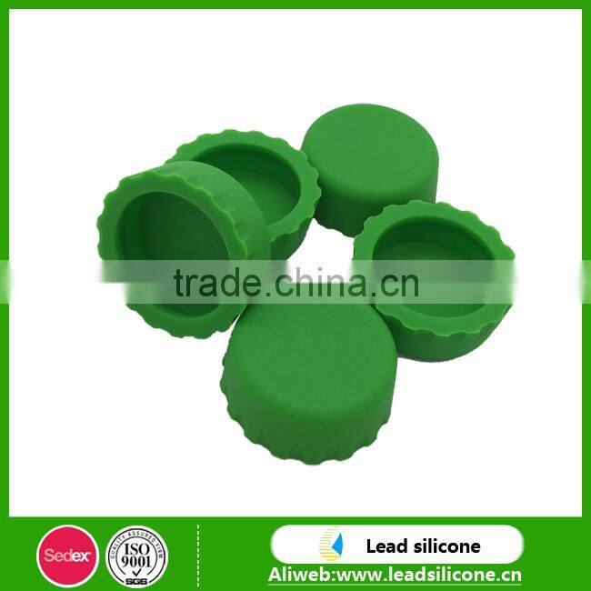 Customized Printed Silicone Beer Cap / Saver Reusable Silicone Beer Bottle Caps