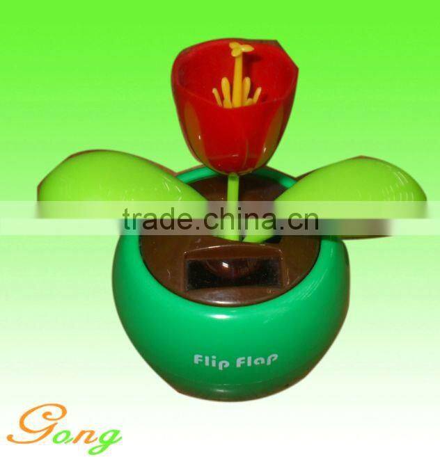 2015 Fashion Flip Flap Solar Dancing Flower Wholesale