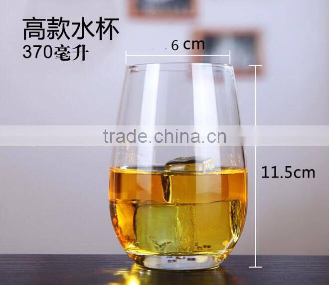 Unbreakable Wine Glasses Stemless Ultra-Thin - Standard 16oz size,Dishwasher Safe- 100% Clear