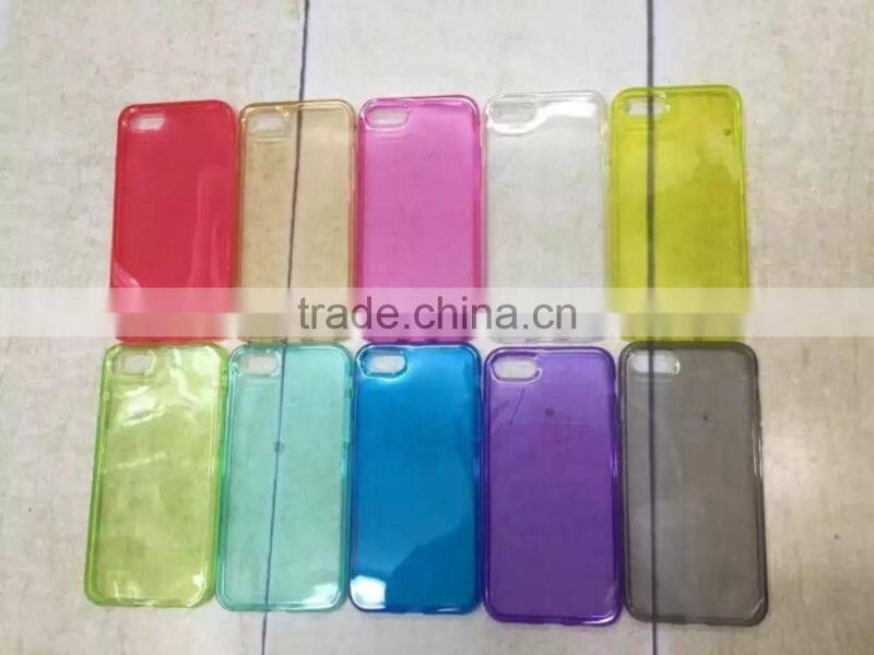 Hot selling dustproof transparent phone case for iphone7,blank TPU back case,ultrathin tpu case for iphone7