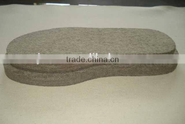 Hot!Comfortable felt shoe insole
