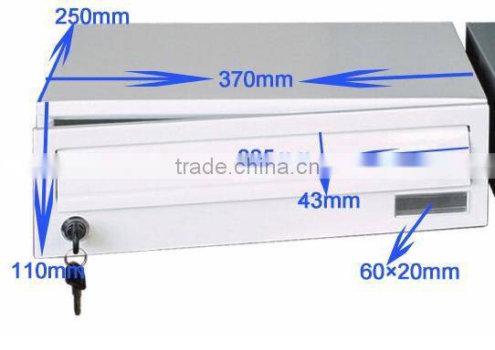 Wall Mounted Steel Letter box