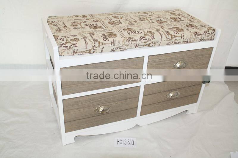 home decor wooden shoe rack, wooden footstool,wooden shoes shelf