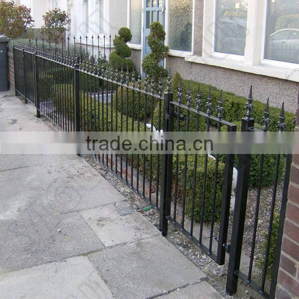 Hight Quality Decorative Black Cheap steel fence, factory direct sale fence