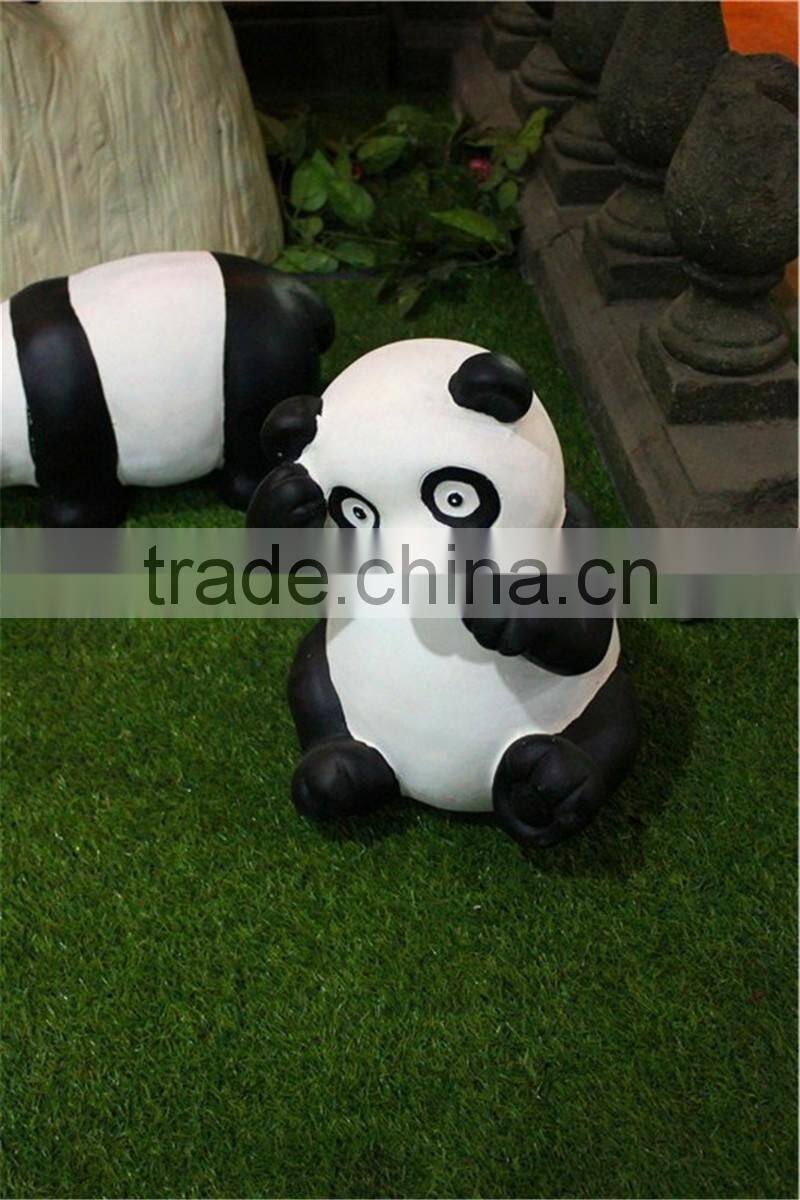 Chinese mascot clay resin panda toy statue wholesale
