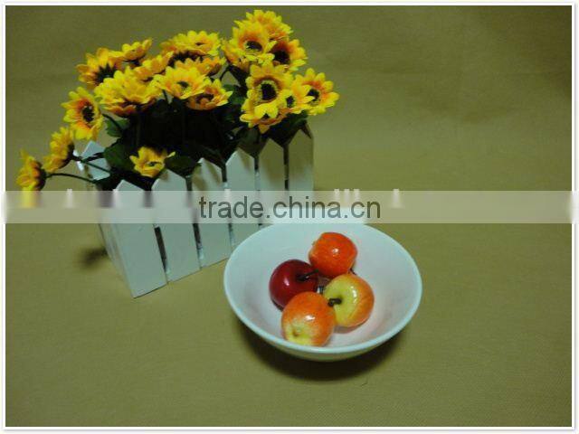 Homeware Kitchen ware products white ceramic round shaped fruit bowl