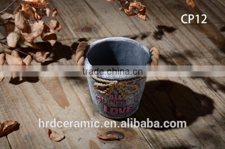 Simple Design plant pots Wholesale Concrete Plant Pot