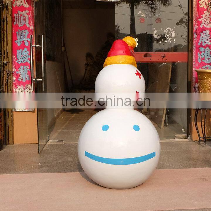 Fiberglass Christmas snowman decoration