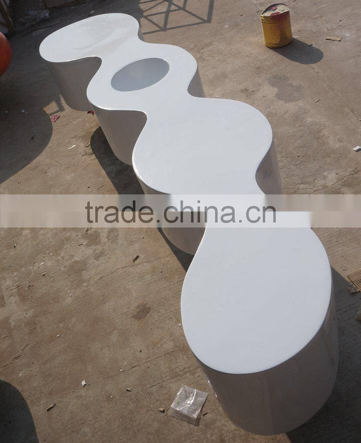 Giant frp leisure white chair