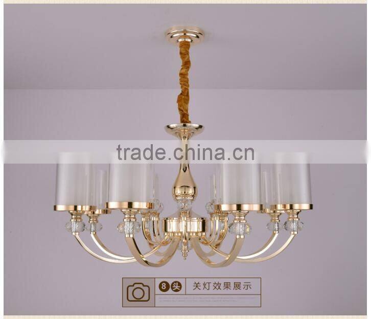 M983 Momoda elegant European Crystal modern living room bedroom lighting chandelier pendant lamp