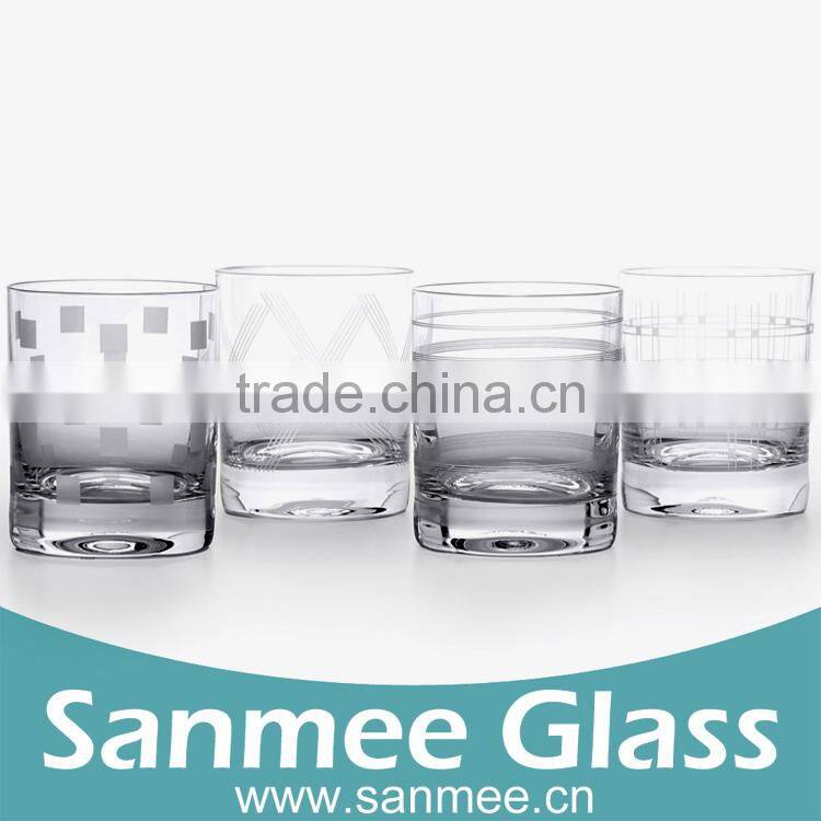 Home Use New Product Glassware Round Bottom Old Fashioned Glasses